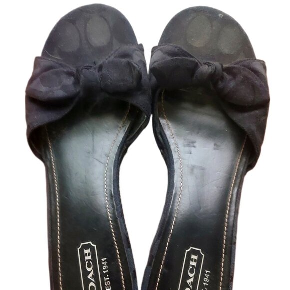 Coach Wedge Sandals - Picture 1 of 3